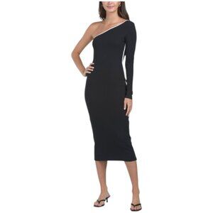 EBBY & I One Shoulder Midi Dress